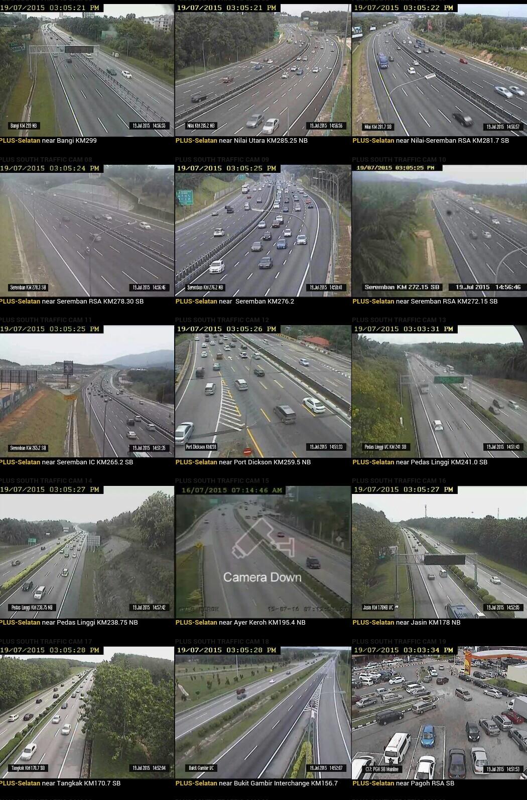 Jalanow.com - 24/7 LIVE Traffic Cameras At Johor-Singapore 